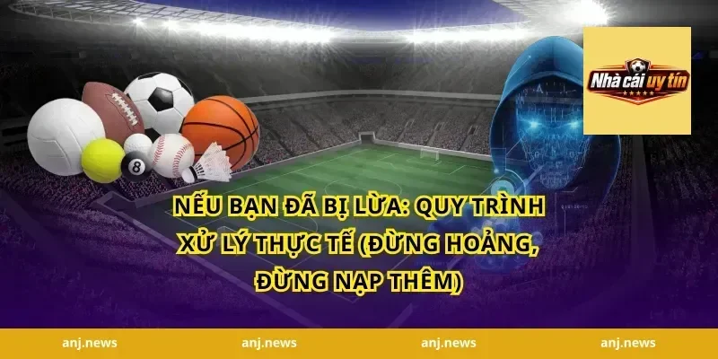 Nếu Bạn Đã Bị Lừa: Quy Trình Xử Lý Thực Tế (Đừng Hoảng, Đừng Nạp Thêm)
