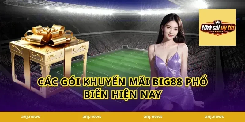 Các gói khuyến mãi Big88 phổ biến hiện nay