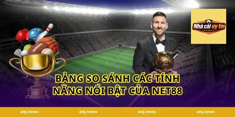 Bảng So Sánh Các Tính Năng Nổi Bật Của Net88