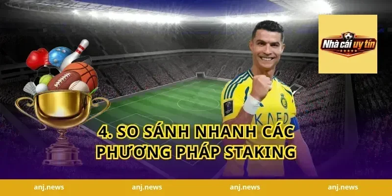 4. So sánh nhanh các phương pháp staking