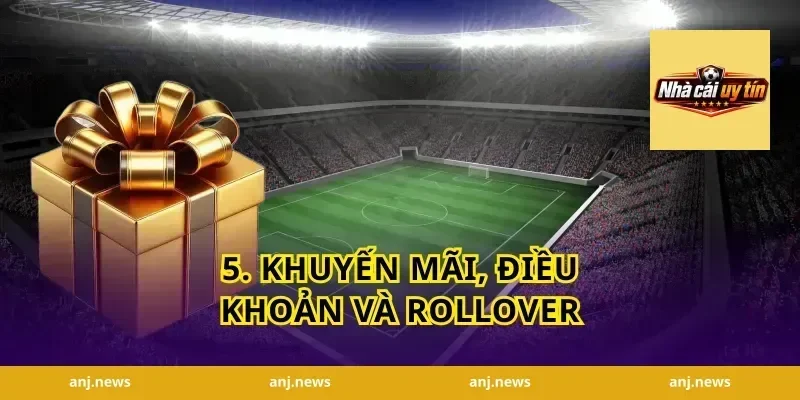 5. Khuyến mãi, điều khoản và rollover