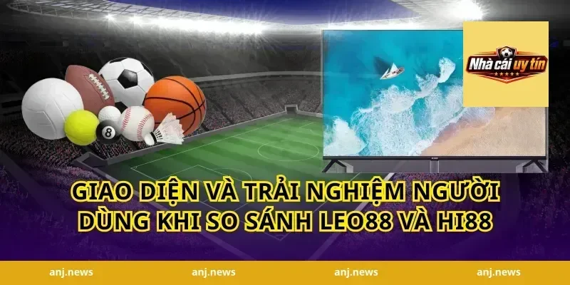 Giao diện và trải nghiệm người dùng khi so sánh Leo88 và Hi88